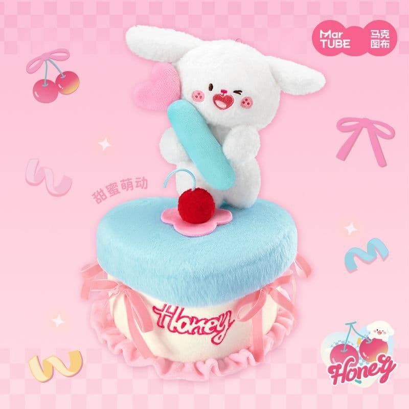 Boneka Boneka Cherry Puppy Cake Hadiah Ulang Tahun untuk Anak Perempuan Hadiah untuk Pacar Teman