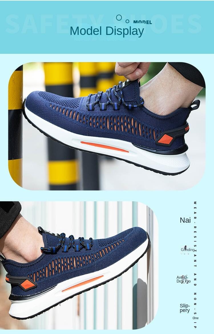 Penawaran Spesial Waktu Terbatas, Sepatu Pelindung Tenaga Kerja, Baja Plastik, Kevlar, Anti Benturan, Anti Tusukan, Sepatu Kerja