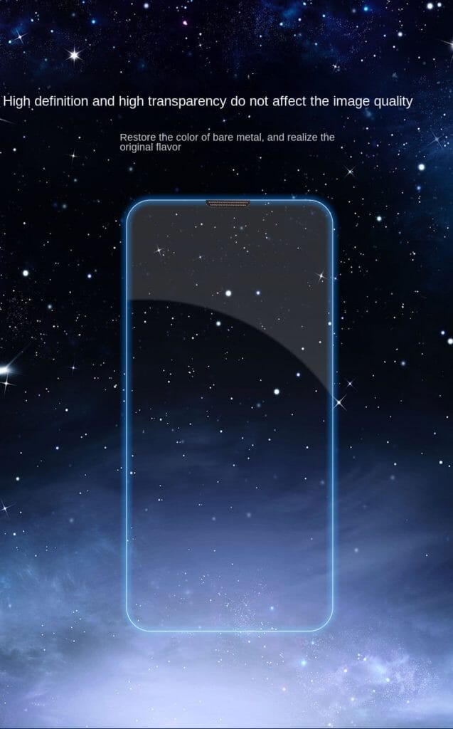 Kompatibel mit Apple 15 Pro, Schnellinstallationsbox, staubfreie Aufbewahrung für 13/14/12 Pro Max gehärtetes Glas, iPhone 14 High-Definition.