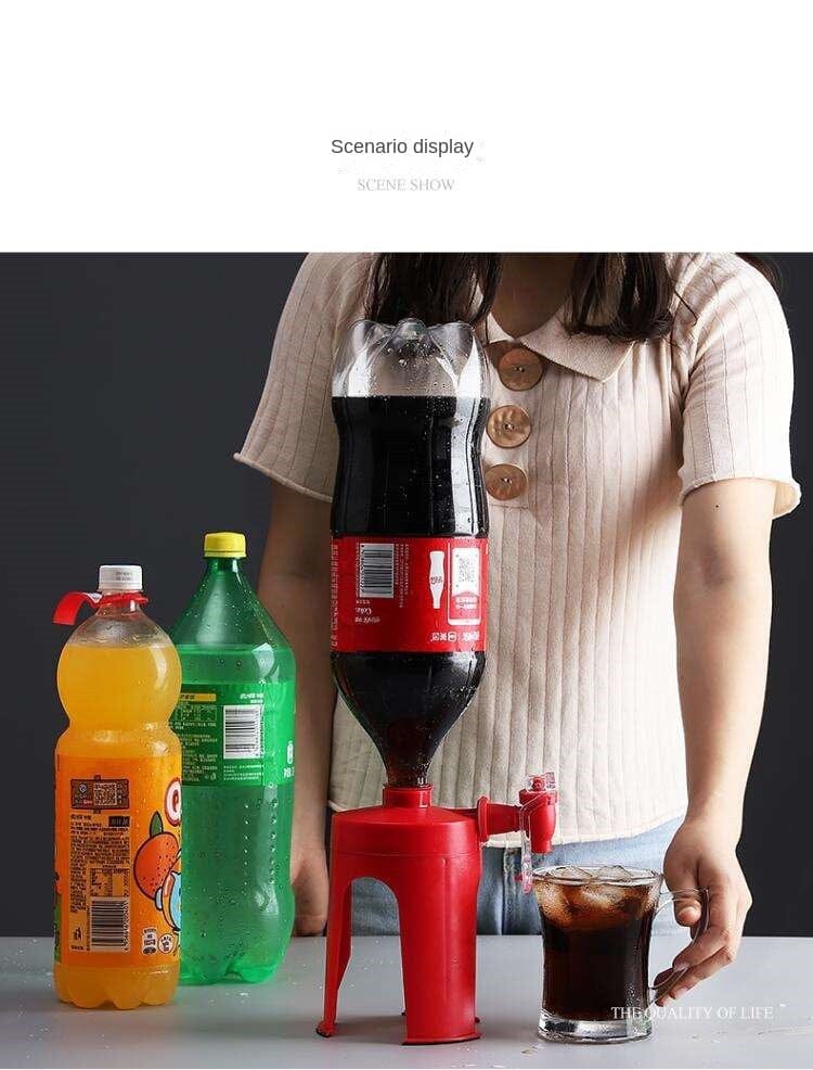 Dispenser air terbalik botol soda tekan tangan kreatif generasi kedua, inverter minuman berkarbonasi untuk penggunaan di rumah, mesin minuman untuk cola.