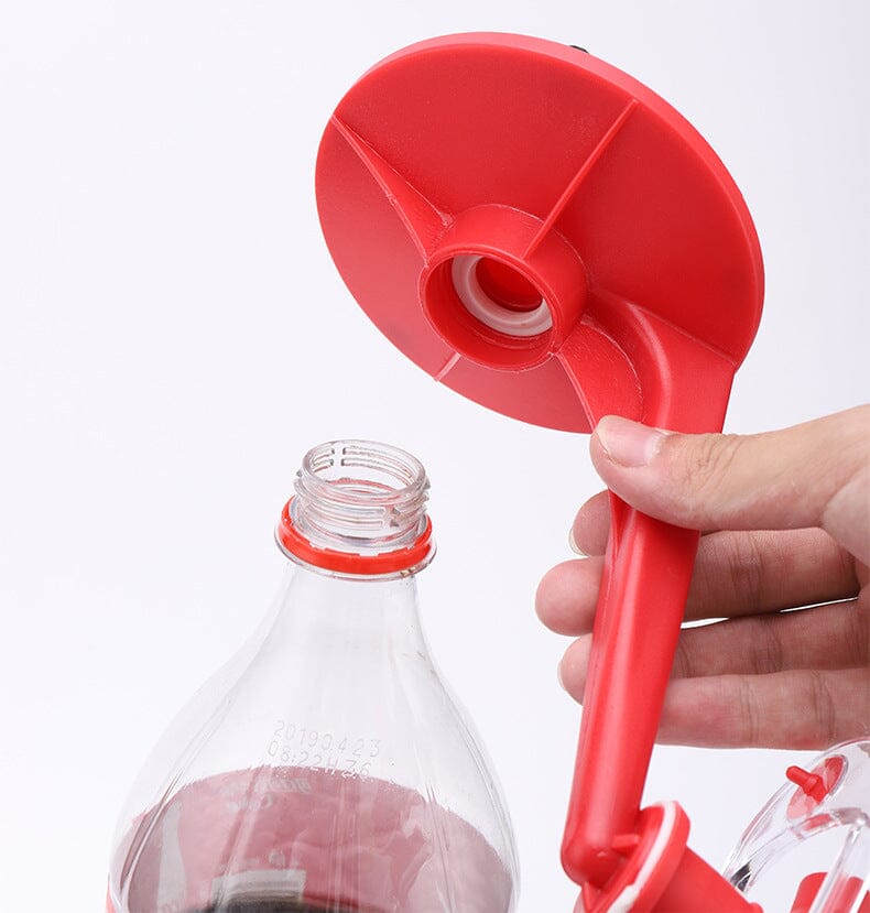 Dispenser air terbalik botol soda tekan tangan kreatif generasi kedua, inverter minuman berkarbonasi untuk penggunaan di rumah, mesin minuman untuk cola.