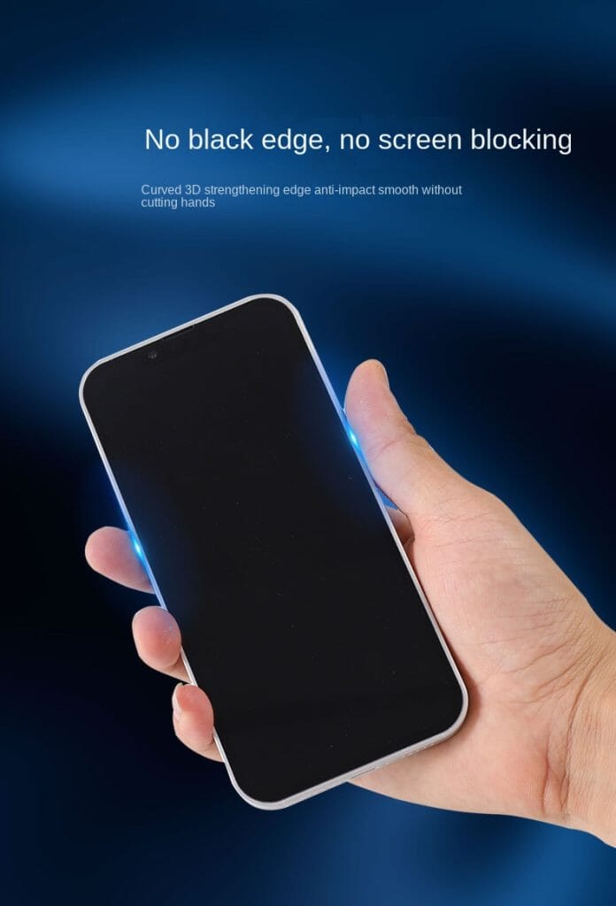 Kompatibel mit Apple 15 Pro, Schnellinstallationsbox, staubfreie Aufbewahrung für 13/14/12 Pro Max gehärtetes Glas, iPhone 14 High-Definition.