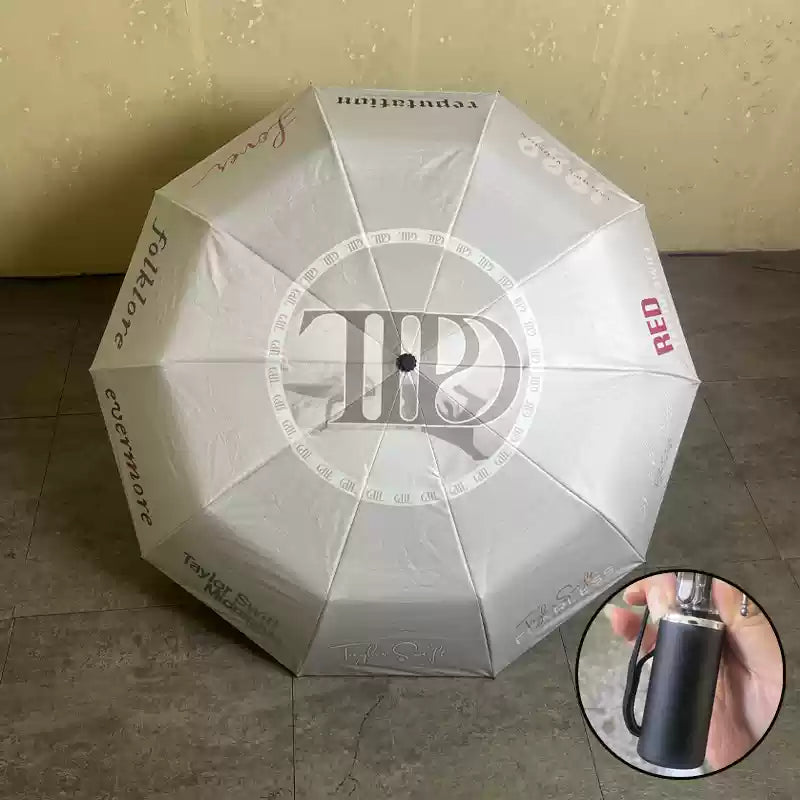Payung Timah Biyou Payung Pelindung UV Vinil Otomatis Payung Serbaguna untuk Hujan atau Terik Barang Terkait Selebriti Dukungan Hadiah
