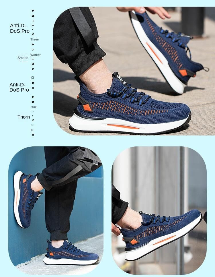 Penawaran Spesial Waktu Terbatas, Sepatu Pelindung Tenaga Kerja, Baja Plastik, Kevlar, Anti Benturan, Anti Tusukan, Sepatu Kerja