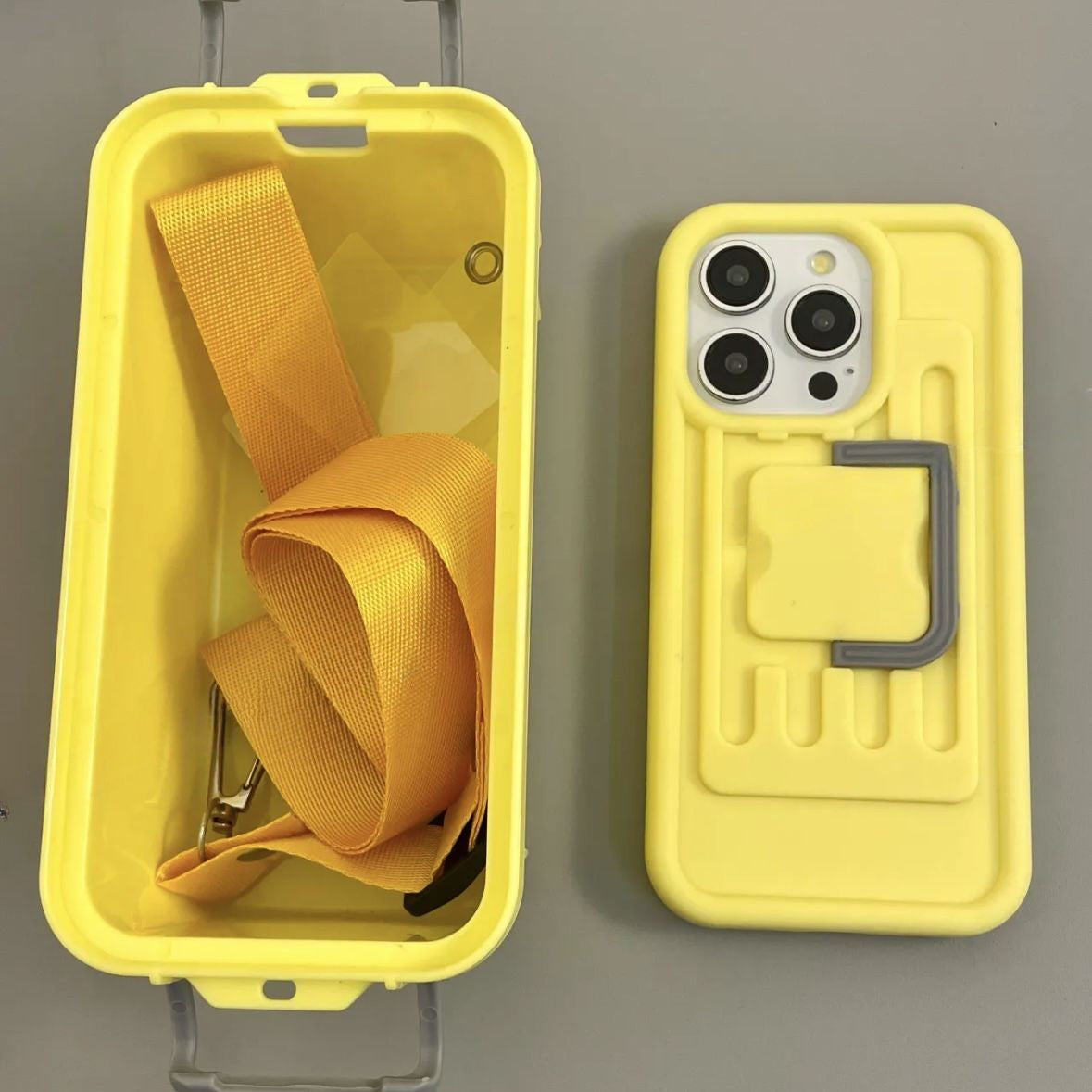 Kotak Penyimpanan Macaron Kreatif Selempang untuk Iphone15 Apple 14 Casing Ponsel 13 Kepribadian 12 Baru 11 Wanita
