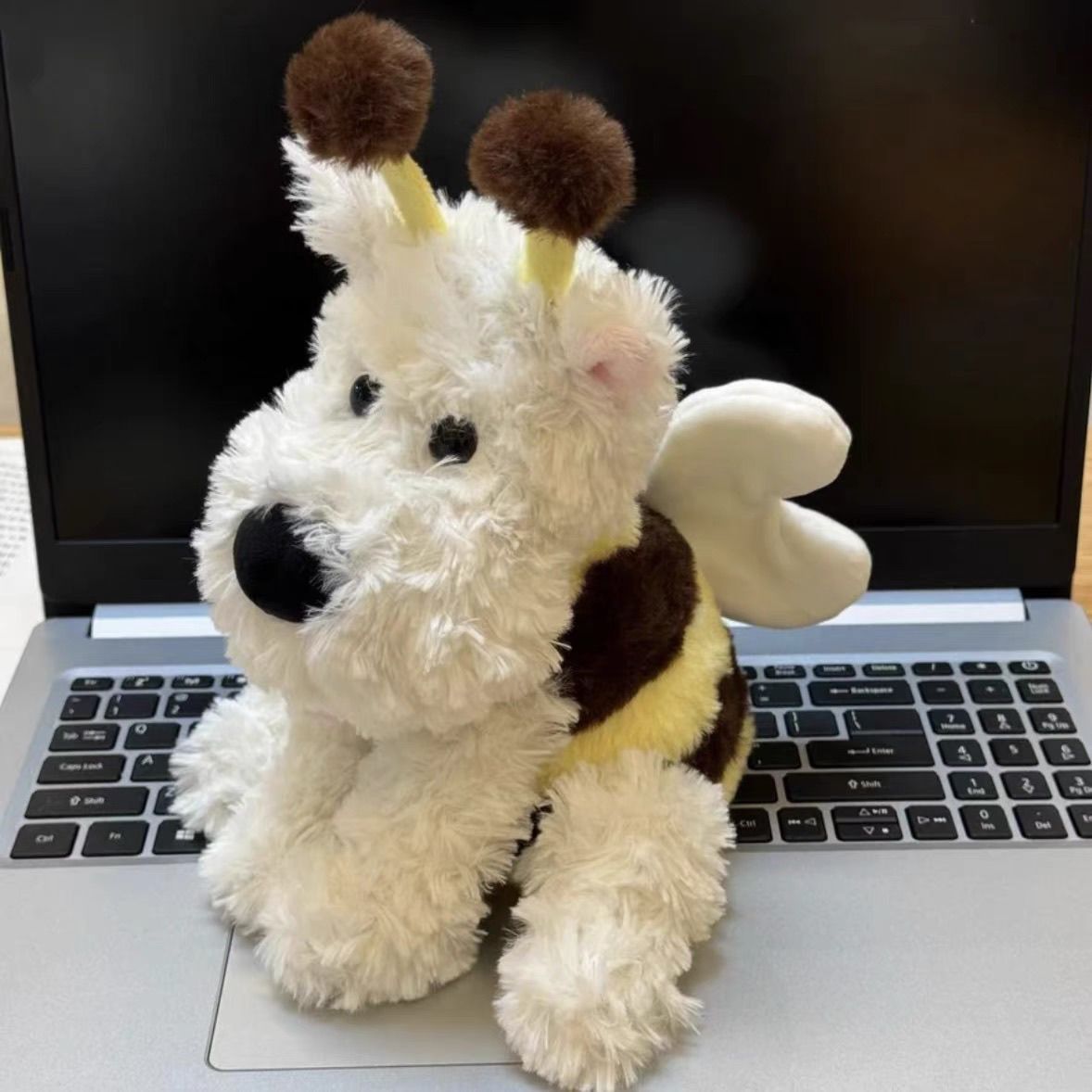 Boneka Listrik Anak Anjing Lebah Lucu West Highland Akan Memanggil Boneka Boneka Mewah Mainan Hadiah Ulang Tahun Anak-anak