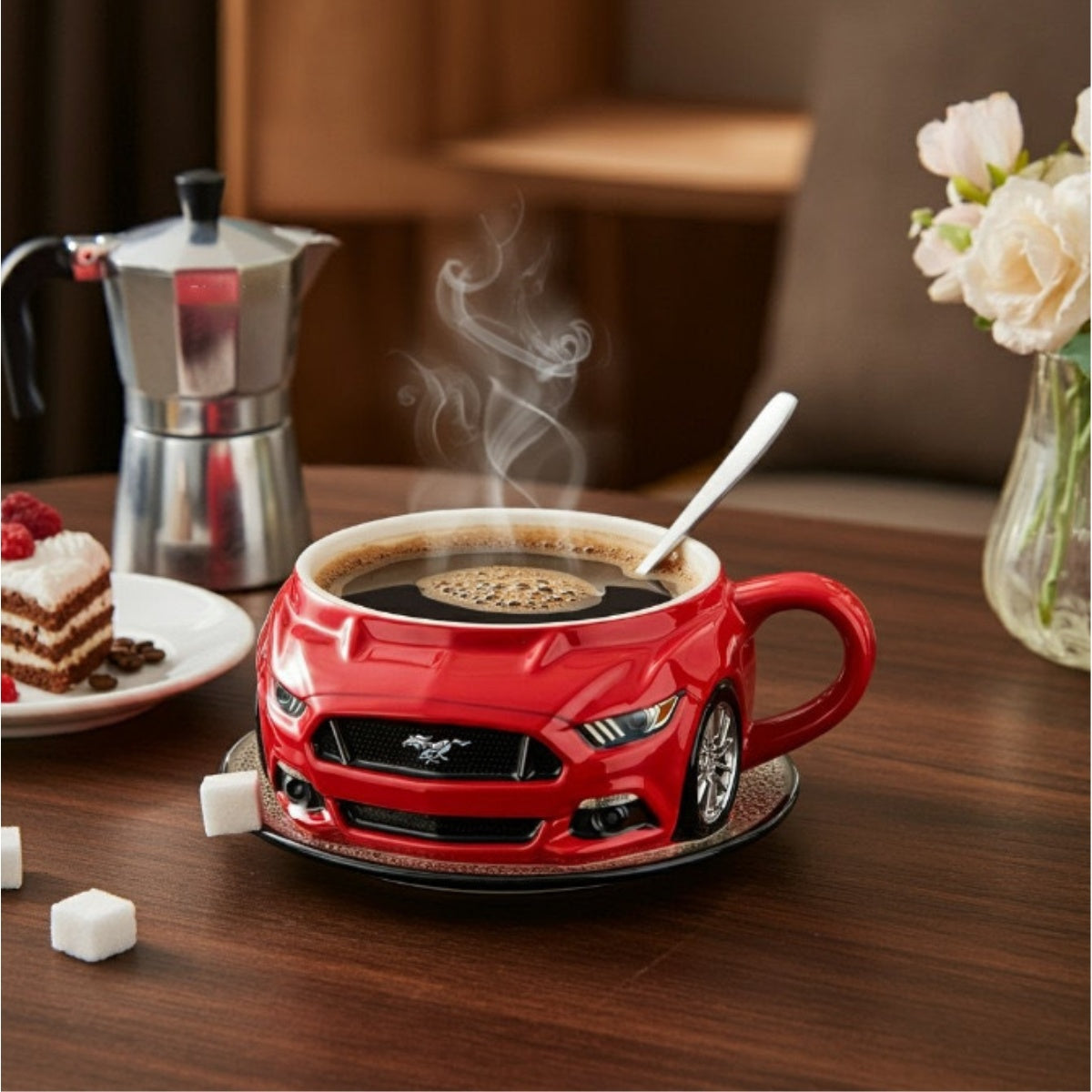 New Creative Mustang Shaped Coffee Cup