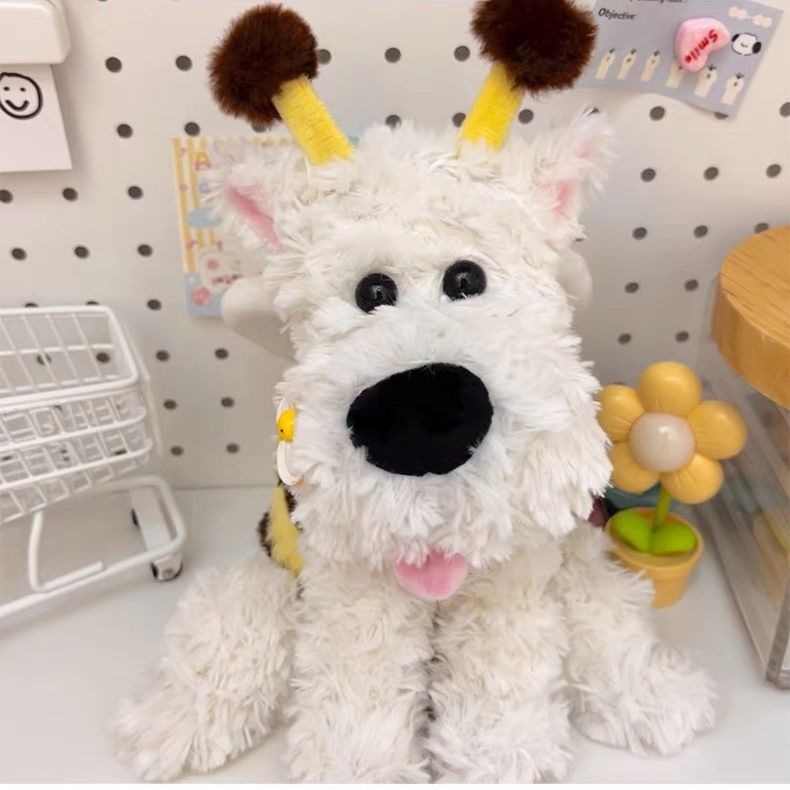 Boneka Listrik Anak Anjing Lebah Lucu West Highland Akan Memanggil Boneka Boneka Mewah Mainan Hadiah Ulang Tahun Anak-anak
