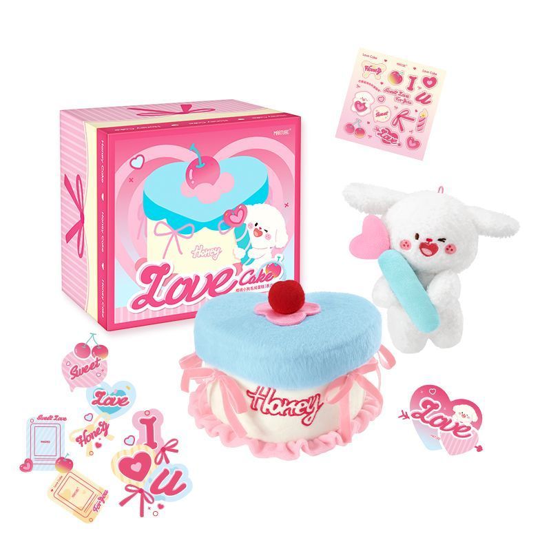Boneka Boneka Cherry Puppy Cake Hadiah Ulang Tahun untuk Anak Perempuan Hadiah untuk Pacar Teman
