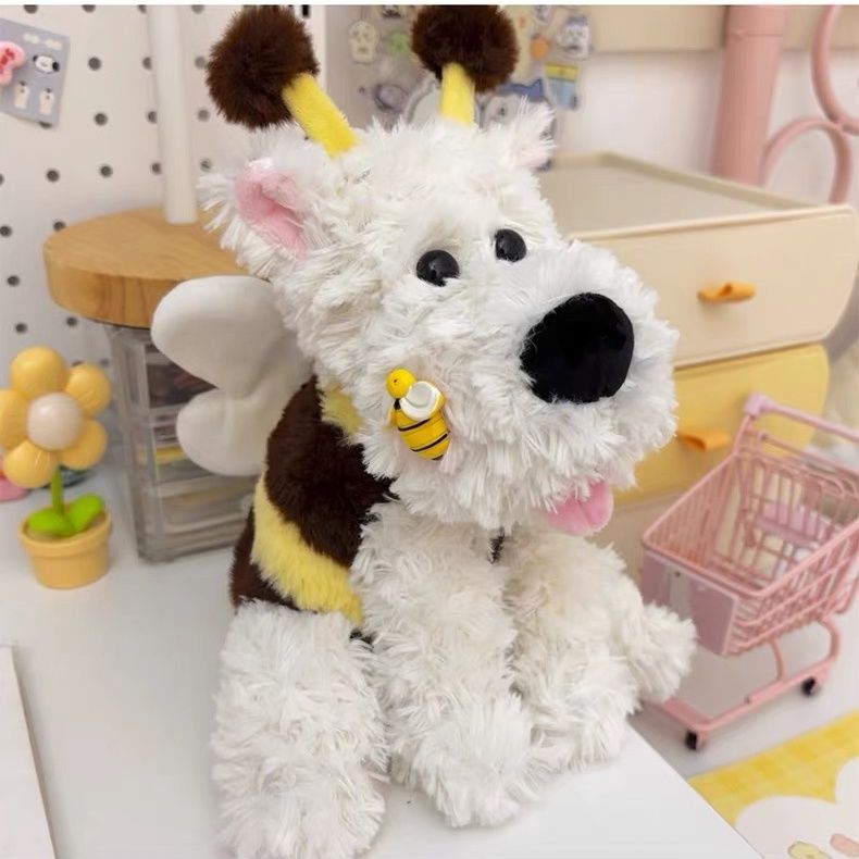 Boneka Listrik Anak Anjing Lebah Lucu West Highland Akan Memanggil Boneka Boneka Mewah Mainan Hadiah Ulang Tahun Anak-anak