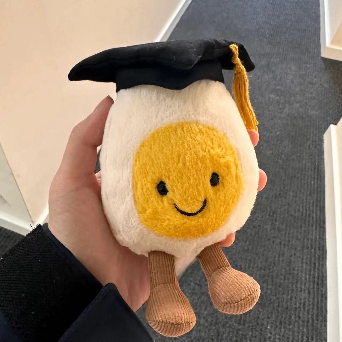 Boneka Boneka Telur Rebus Dokter Kelulusan Boneka Pengantin Pria dan Wanita Boneka Telur Rebus Hadiah Kenyamanan Anak