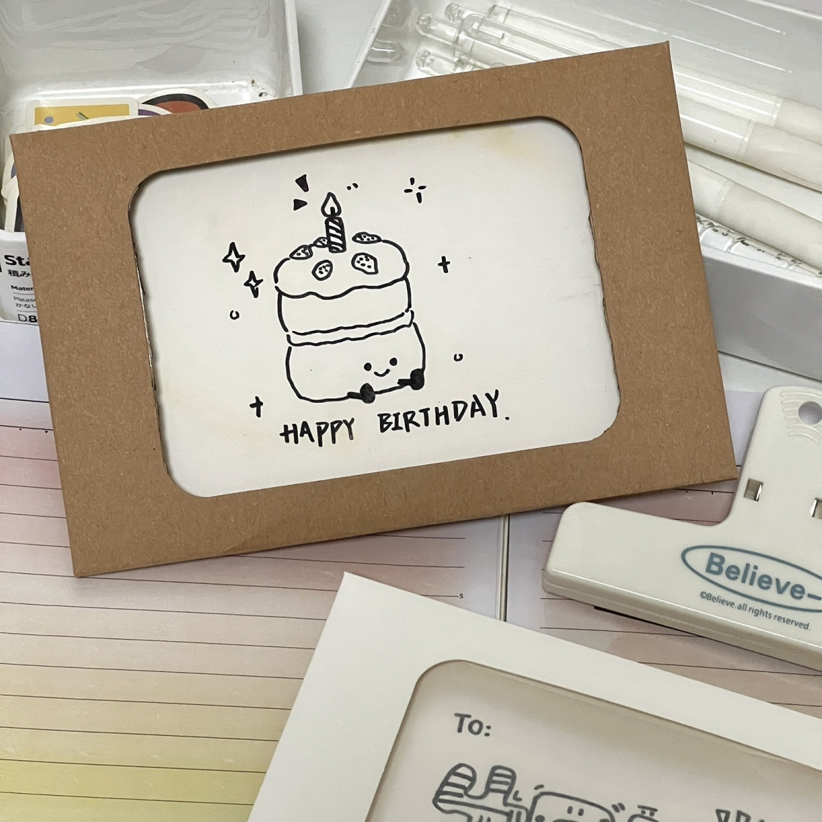 Creative Flame Greeting Card Burning Envelope Card DIY Birthday Gift Advanced Gift Essential
