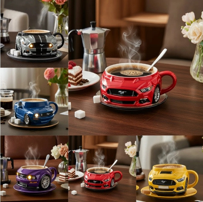 New Creative Mustang Shaped Coffee Cup