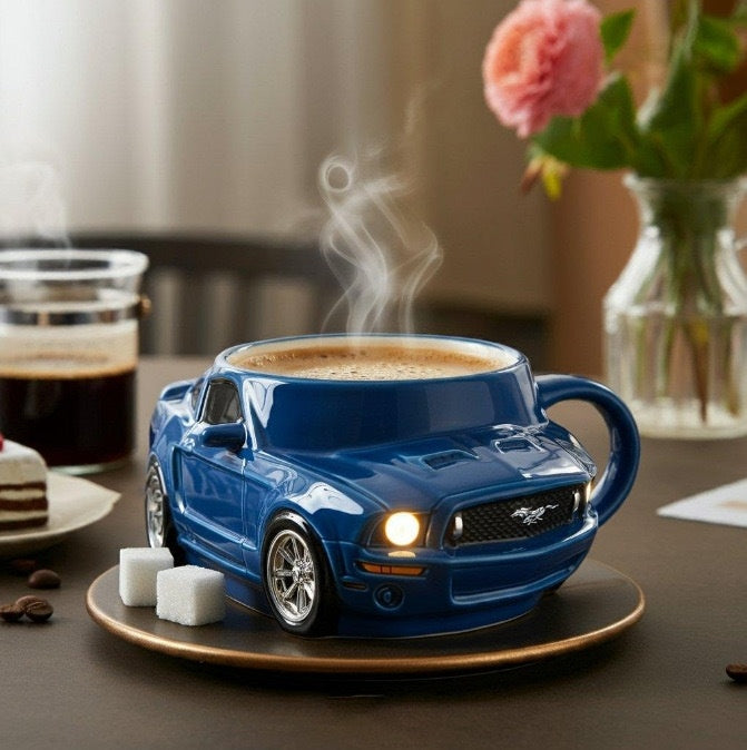New Creative Mustang Shaped Coffee Cup