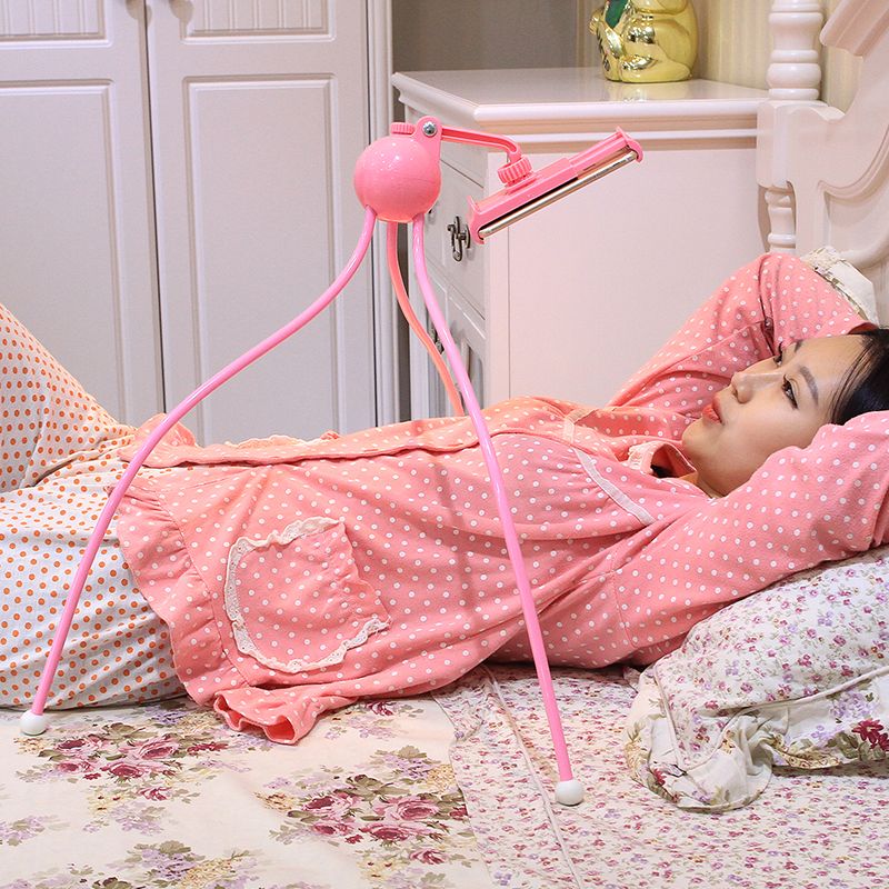 Gurita Kecil Braket Universal Baru untuk Tempat Tidur Malas Ponsel Tablet Meja Samping Tempat Tidur Streaming Langsung Pemotretan Vertikal Multifungsi TikTok