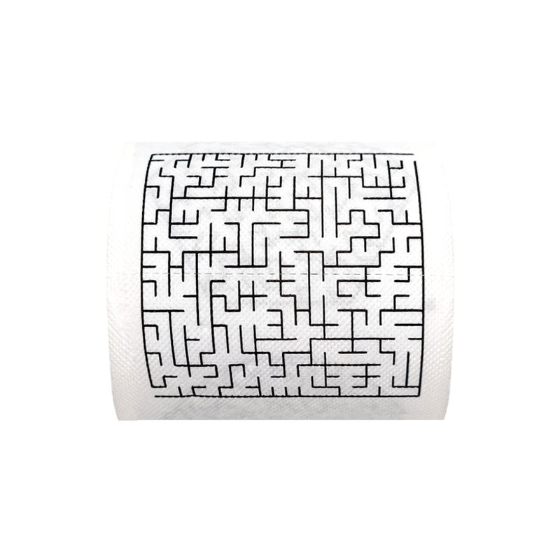Creative Maze Roll Paper euros adults Toilet Paper Tissue Printing Toilet Paper