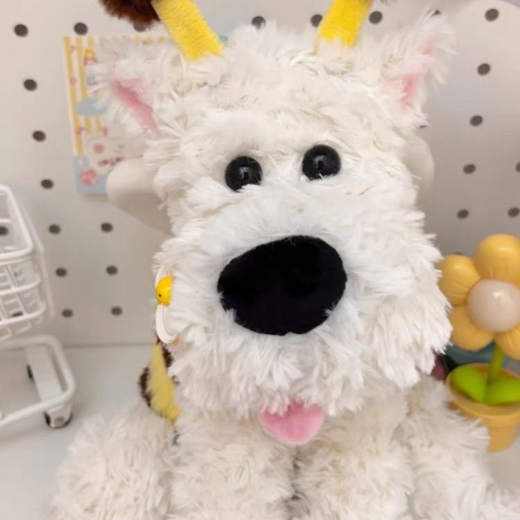 Boneka Listrik Anak Anjing Lebah Lucu West Highland Akan Memanggil Boneka Boneka Mewah Mainan Hadiah Ulang Tahun Anak-anak