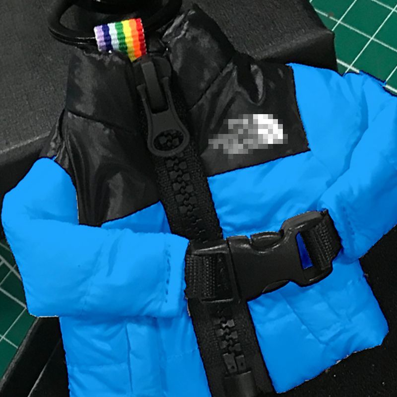 Mini down Jacket Keychain Unisex Backpack Exquisite Key Ring Storage Ideas Pendant Bag Ornaments