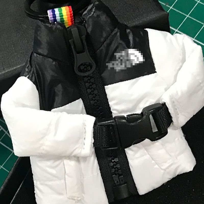 Mini down Jacket Keychain Unisex Backpack Exquisite Key Ring Storage Ideas Pendant Bag Ornaments