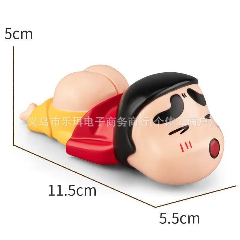 Crayon Xiaoxin Irigasi Oral Kartun Lucu Musim Panas Perang Air Seluruh Mangkuk Semprotan Air Dekompresi Mainan Anak-anak Hadiah Kreatif