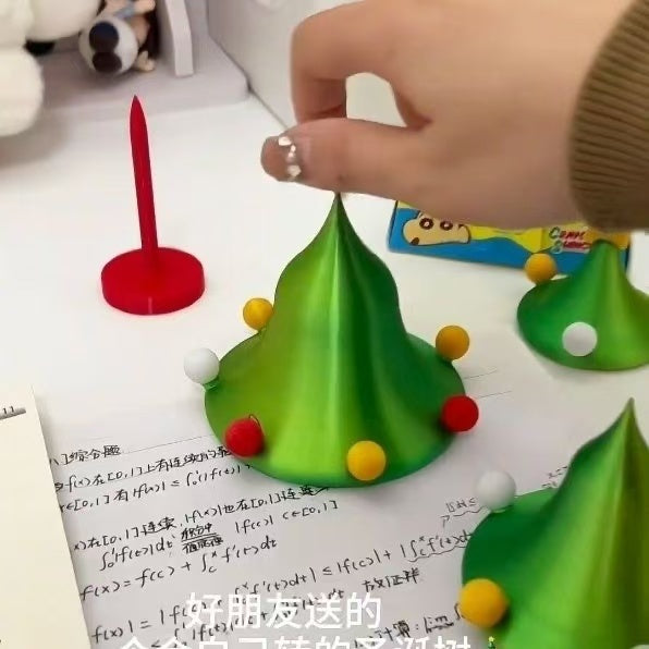 3D Printing Christmas Tree Children Christmas Holiday Atmosphere Gift Dancing Christmas Tree Desktop