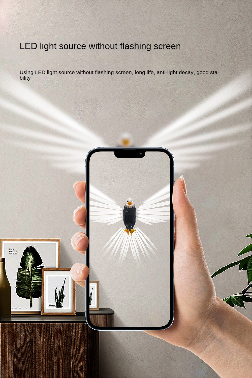 Cross-Border New Arrival Household Indoor Animal Eagle Wall Lamp Charging Small Night Lamp LED Energy-Saving Remote Control Atmosphere Decorative Lamp