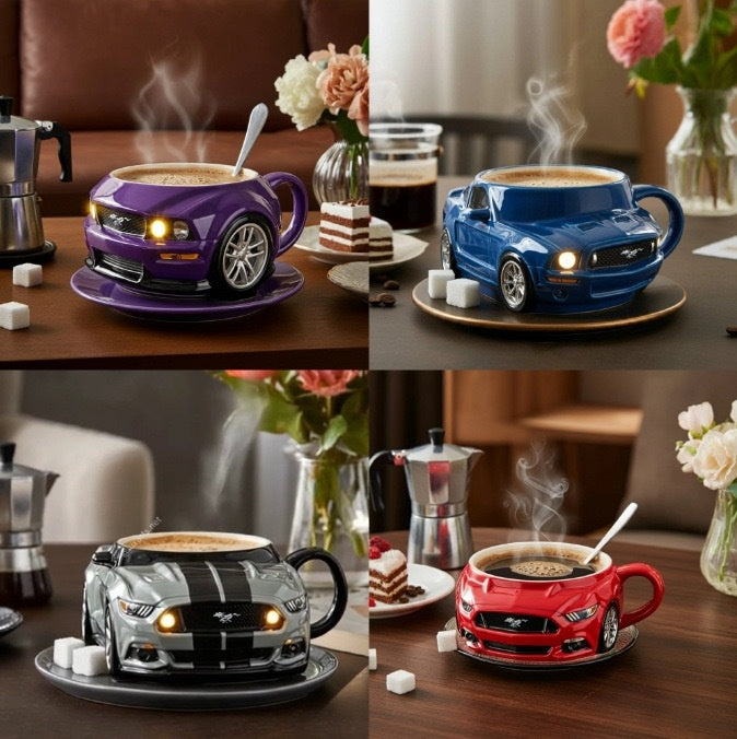 New Creative Mustang Shaped Coffee Cup
