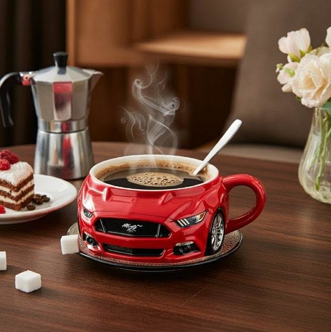 New Creative Mustang Shaped Coffee Cup