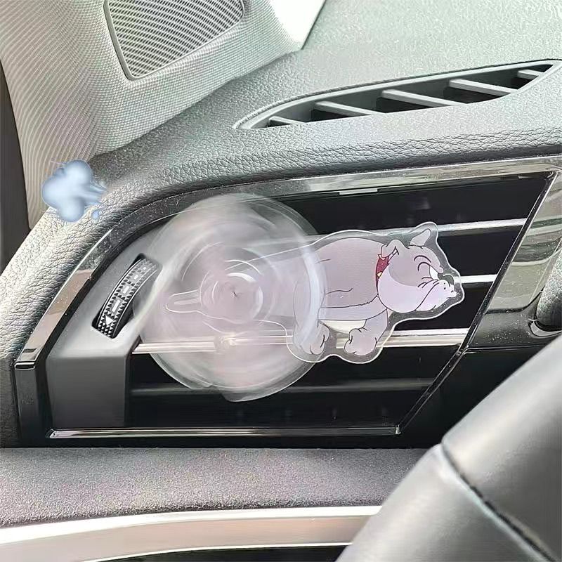 Dekorasi Mobil Kucing dan Tikus Berlari Saluran Udara Tom Jerry Dekorasi Akrilik Kartun Baru DIY