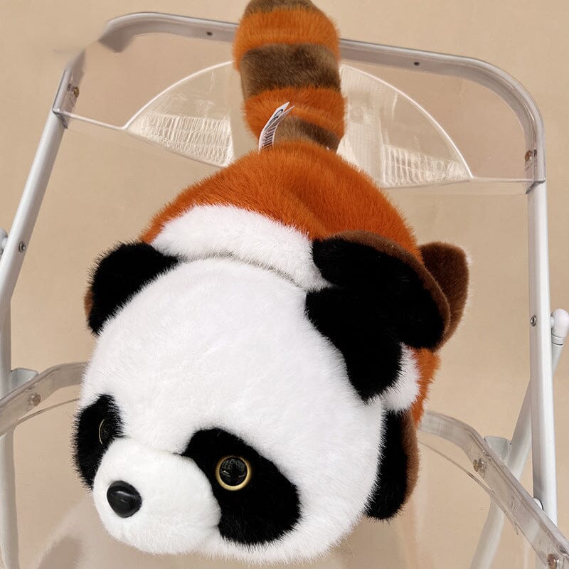 Boneka Boneka Panda Raksasa Sichuan Simulasi Transformasi Lucu Asli Boneka Panda Kecil Hadiah Ulang Tahun Anak-anak