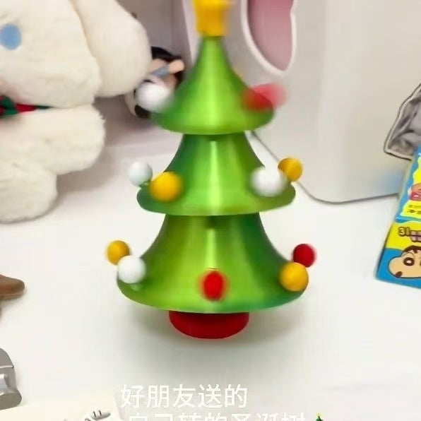 3D Printing Christmas Tree Children Christmas Holiday Atmosphere Gift Dancing Christmas Tree Desktop