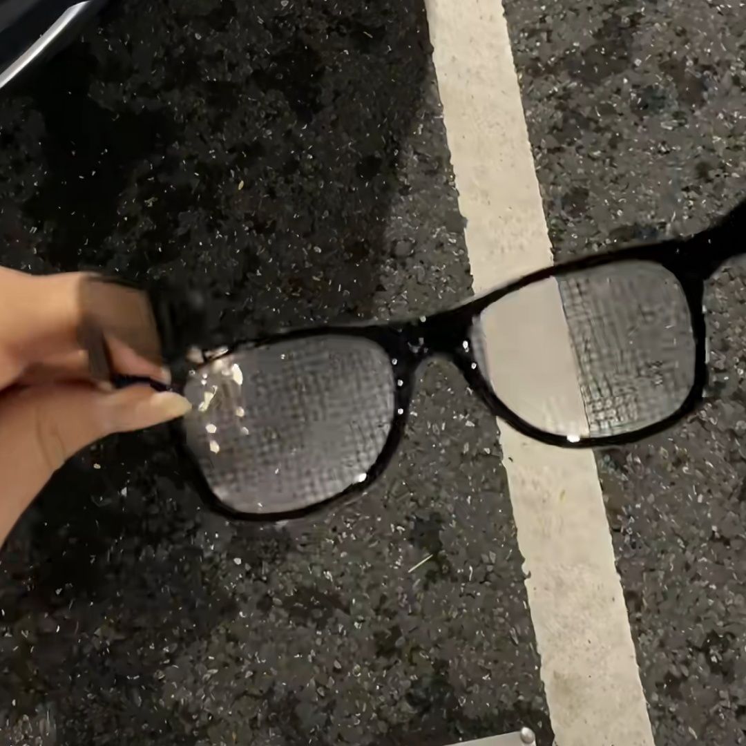 Kacamata Wajah Tersenyum Difraksi Kacamata Efek Khusus Hadiah Kacamata Hitam Fashion Kacamata Hitam Yang Sama Wajah Tersenyum Cahaya Tren Tampan