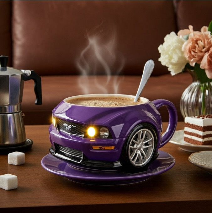 New Creative Mustang Shaped Coffee Cup
