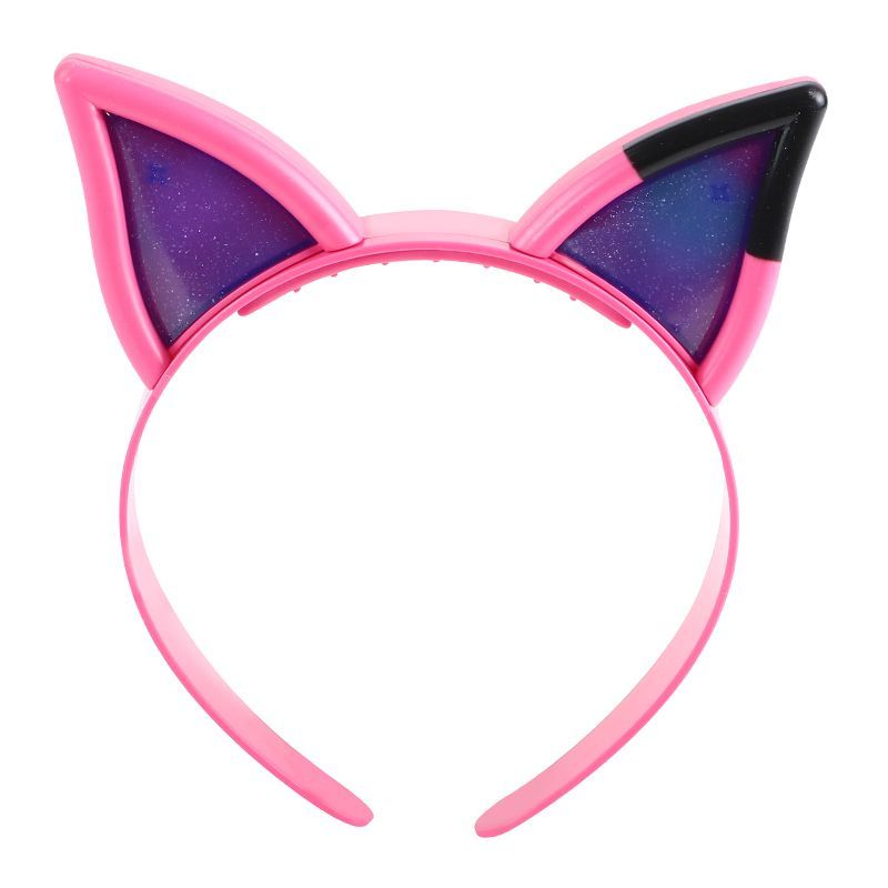 Movable Rabbit Ears Swing Headband Meow Meow Barrettes Glowing Headdress Electric Toy Girl Hair Fixer Non-Slip Clip