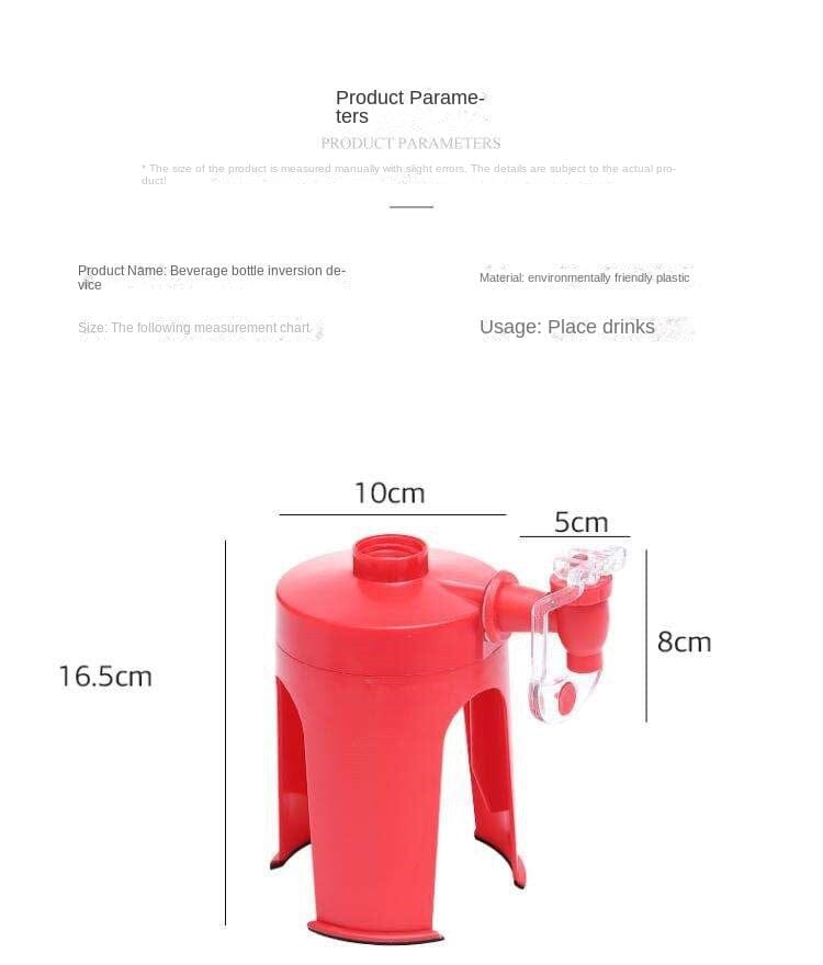 Second-generation creative hand-pressed soda bottle inverted water dispenser, carbonated beverage inverter for home use, beverage machine for cola.