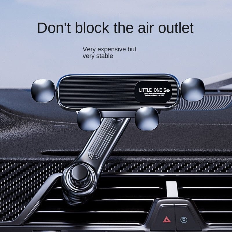 Car Phone Holder Car Air Vent Gravity Navigation Mobile Support Cartoon Telescopic Bracket