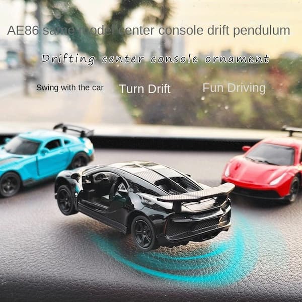 AE86 Drift Car Dashboard Dynamic Ornament Physical Posture Instrument Novel Model with Drifting Capability