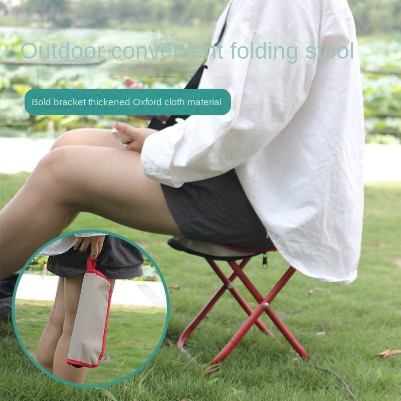 Handbag stool folding camp chair fishing stool chair portable outdoor train travel sketch stool