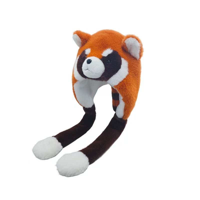 Coati Earmuffs Hat Pinch Ear Movable Three-Dimensional Modeling Original Design Autumn and Winter Warm Children's Hat