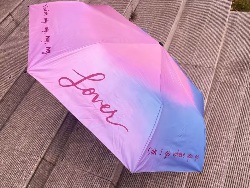 Umbrella Automatic Vinyl UV Protection Parasol Rain Or Shine Dual-Use Umbrella Celebrity Related Goods Support Gift