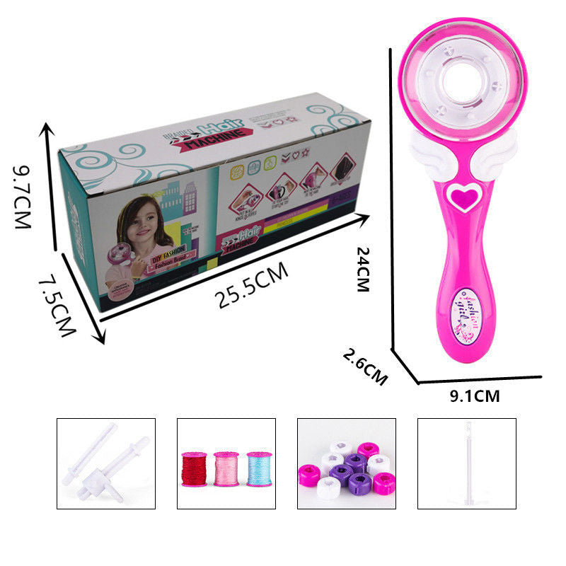 Hair Braiding Artifact Automatic Children Play House Toys Three-Strand Tress Device Girls' Jewelry Toys