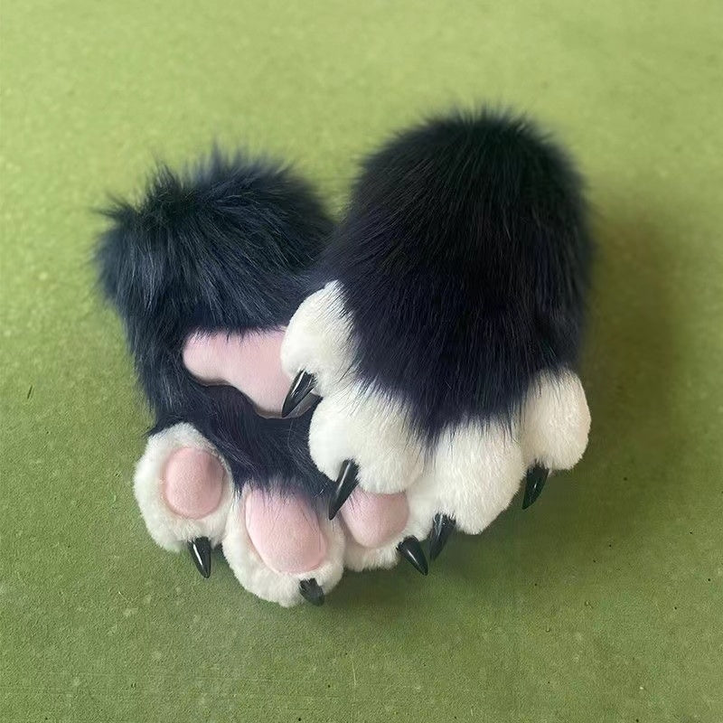 Beast-Mounted Finished Gloves Color Cat's Paw Cos Full-Mounted Accessories Furry Nekopara Paw Creak in Stock Japanese Style