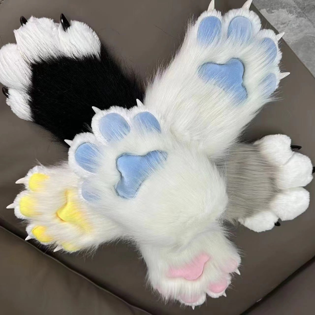 Beast-Mounted Finished Gloves Color Cat's Paw Cos Full-Mounted Accessories Furry Nekopara Paw Creak in Stock Japanese Style