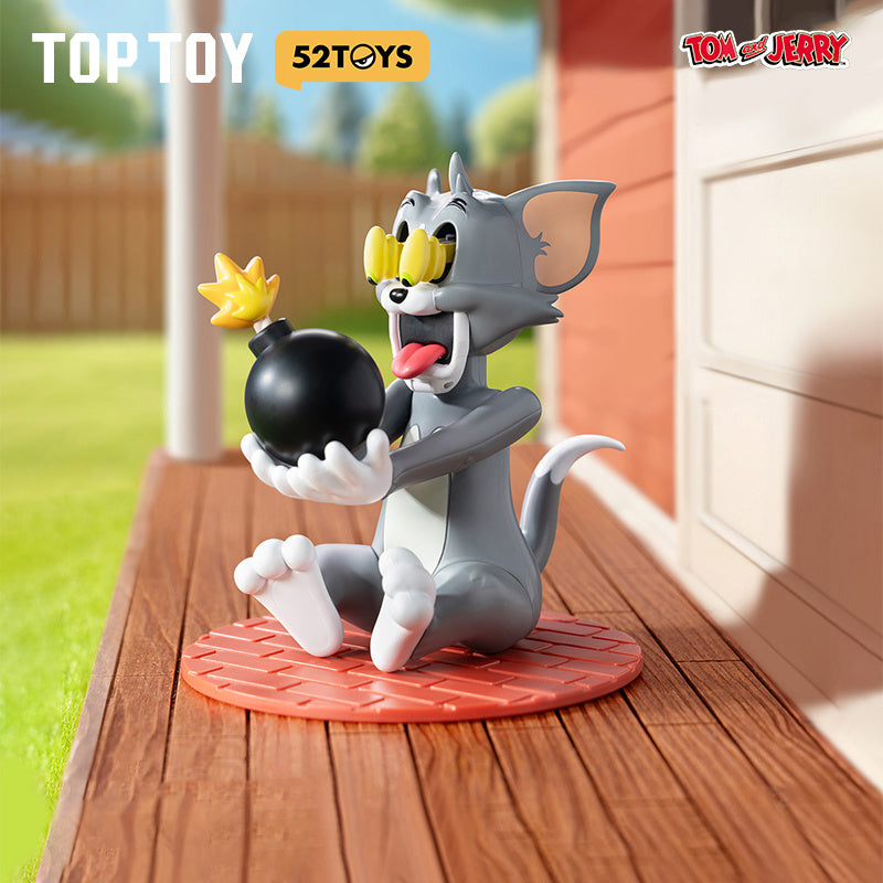 TOPTOY Official Tom and Jerry Blind Box Set Figurines Trendy Toys Gifts