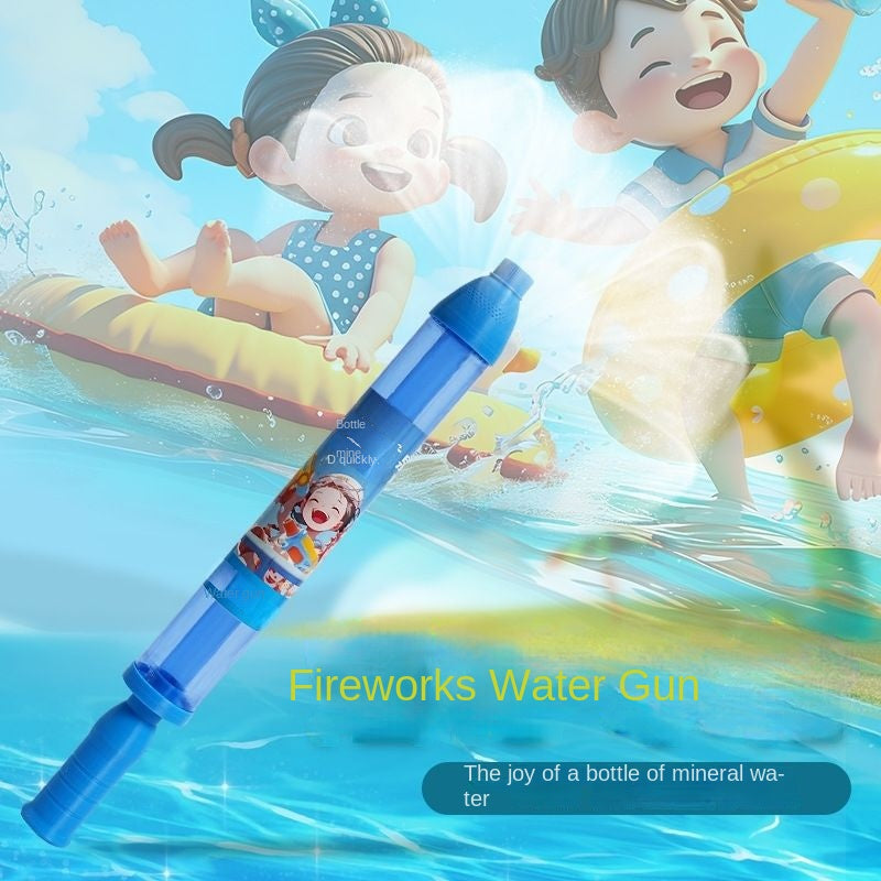 [The Joy of a Bottle of Water] Fireworks Water Gun Couple's Photo under Street Lamp Commemorative Water Fireworks Atmosphere Romantic Props