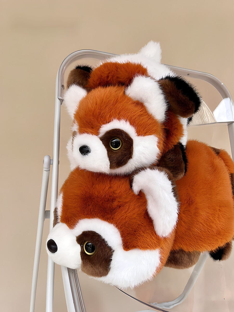 Original Genuine Funny Transformation Simulation Sichuan Giant Panda Plush Doll Lesser Panda Doll Children's Birthday Gifts