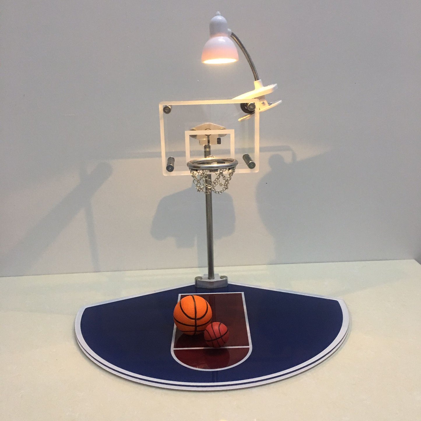 Basketball Hoop Mini Room Desktop Mini Basketball Stands Decoration Handmade Original American Basketball Mini Basketball Hoop