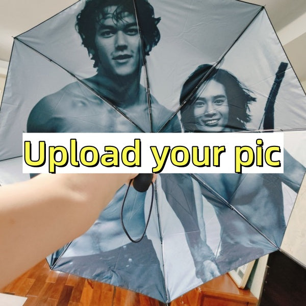 Umbrella Automatic Vinyl UV Protection Parasol Rain Or Shine Dual-Use Umbrella Celebrity Related Goods Support Gift