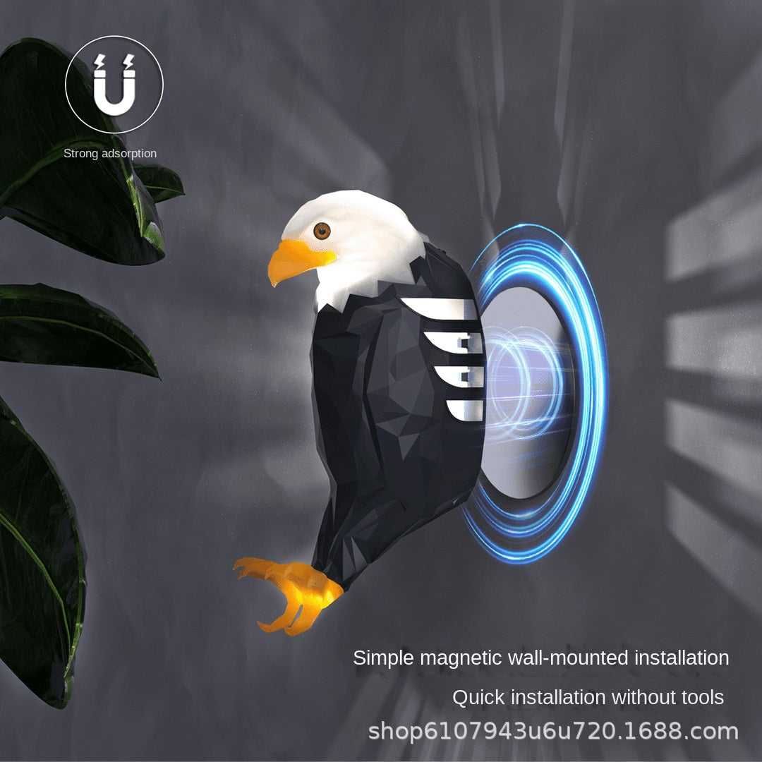 Cross-Border New Arrival Household Indoor Animal Eagle Wall Lamp Charging Small Night Lamp LED Energy-Saving Remote Control Atmosphere Decorative Lamp