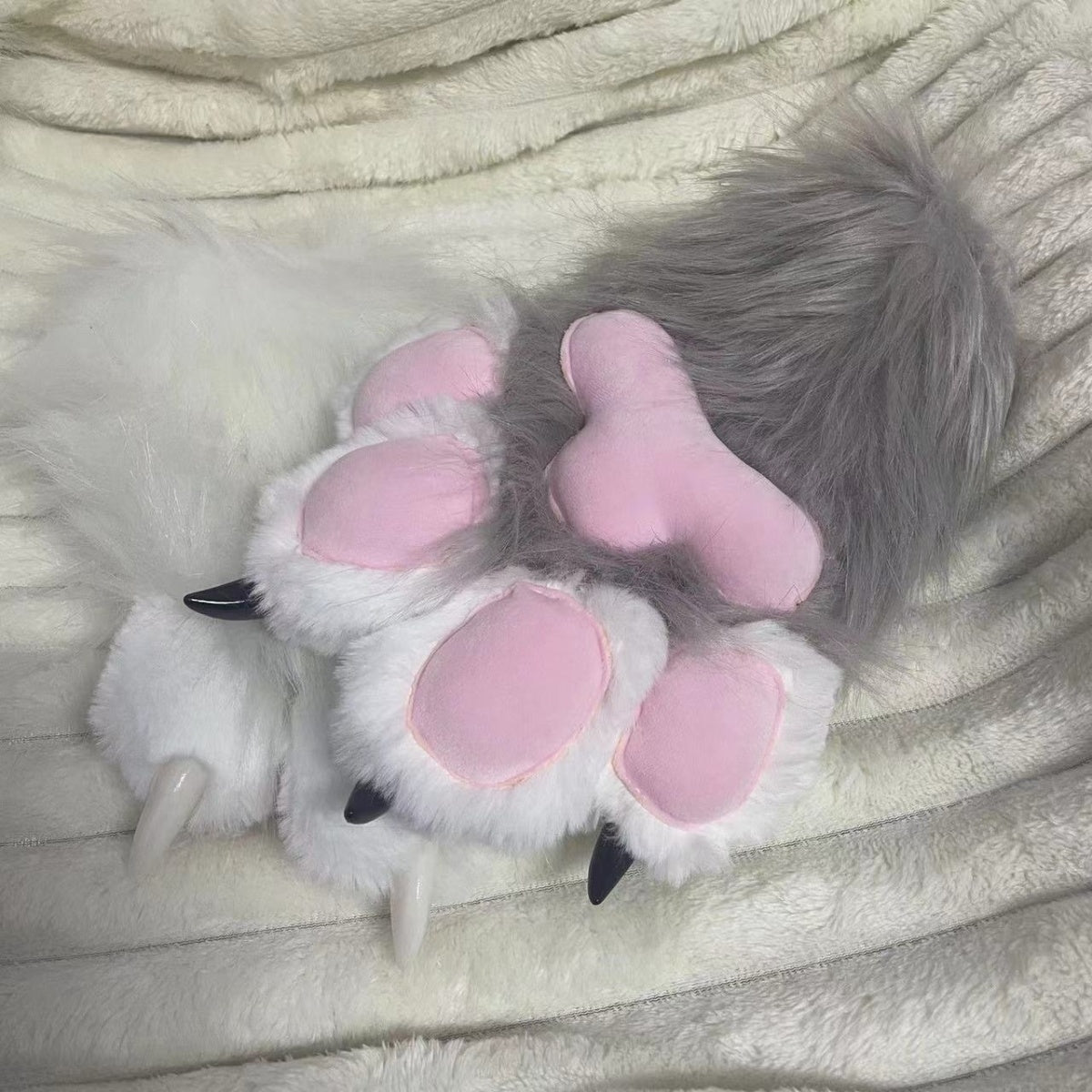 Beast-Mounted Finished Gloves Color Cat's Paw Cos Full-Mounted Accessories Furry Nekopara Paw Creak in Stock Japanese Style